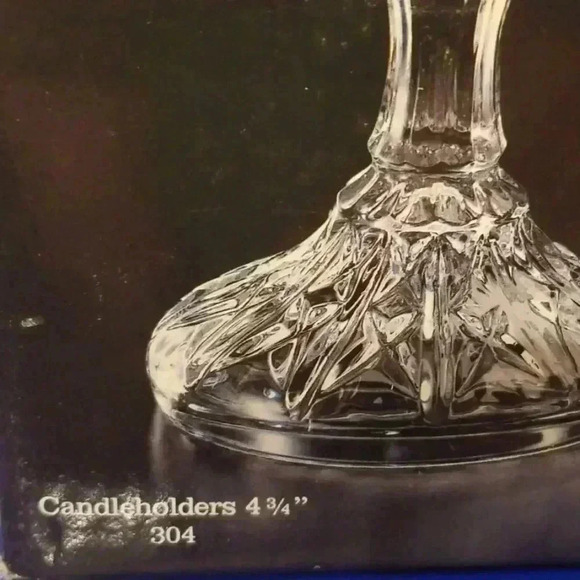 Crystal Candelholders  - Picture 3 of 3